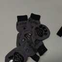 EXPAWLORER Anti-Slip Dog Socks,Dog Boots&Paw Protectors to Prevent Licking,Dog Shoes for Hot/Cold Pavement, Double Sides Non-Skid Traction Control on Hardwood Floor for Senior Dogs (Medium (4 Count), Black)