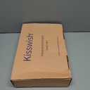 Gingham Queen Sheet Set, Lightweight Super Soft Brushed Microfiber Plaid Fall Bed Sheets with 16" Deep Pocket, 4 Piece Ruffle Farmhouse Bedroom Decor, Orange