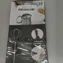 Delm Milk Frother Electric USB Stainless Steel Accessory - Frother Wand Foam Maker for Lattes - Milk Frother Handheld for Cappuccino, Frappe, Matcha, Hot Chocolate - Frother for Coffee (black)