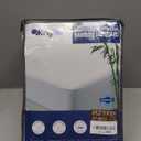 Bamboo Viscose Cooling Split Top King Mattress Protector for Adjustable Bed with Upper Flex Waterproof Fitted Sheet Style Matress Cover 32-34" Split from Head