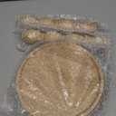 Rubber Wood Round Side Table, Solid Wood Small Drink Table for Small Spaces, Modern Accent Tables, End Tables for Living Room, Bedroom and Office (Brown, 9.4 Inch)