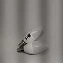 HEKEE E12 LED Candelabra Light Bulbs, Color Changing Candle, C37 B11 40W Incandescent Equivalent, 450 Lumen, RGB + 2700K Warm White, 5Watt, 12 Colors, 2 Modes, Timer, Remote Control(4 Pack)