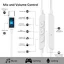 Open Ear USB C Headphones for Samsung S26 Ultra S25 FE S23 A17 A36,Over Ear Buds Type C Earphones Wired with Adjustable Ear Hooks for iPhone 17 Pro Max 17e 16e 16 Plus 15,USB-C Headset for iPad A16 10 (White)