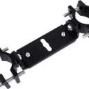 Motorcycle Spotlight Mounting Bracket, Adjustable Fork Light Clamp Expansion Mounting Holder Fit Motorcycle/ATV/UVT (1.26-2.16 inch)