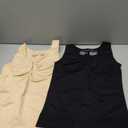 ATTLADY Shapewear Tank Tops for Women - Tummy & Waist Control Compression Camisole | Slimming Seamless V-Neck Body Shaper Vest, M