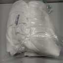 Maternity Dress Ribbed Knit Long Sleeve Round Neck Bodycon Mid Pregnancy Dresses Casual Baby Shower Bell Sleeve (Small, Off-white)