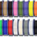 SUNLU PLA Plus Filament 16 Color Bundle Multicolor, PLA+ 3D Printer Filament 1.75mm, Mini Spool, Individually Vacuum Packed, 16 Pack. (4 kg)