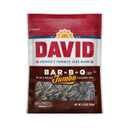 DAVID SEEDS Roasted and Salted Bar-B-Q Jumbo Sunflower Seeds, 5.25 oz, 12 Pack, Best By: Aug. 31, 2025