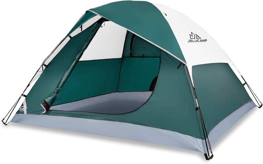 1/2/4/5/6 Person Dome Tents for Camping, Lightweight Portable Backpacking Tent, Small Easy Set Up Outdoor Waterproof Camping Hiking Tent for Adults (Dark Green)