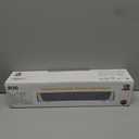 SOULION R30 Computer Speakers, USB Powered 3.5mm AUX Small PC Speaker, Colorful LED Lights with Switch Button, Surround Sound Bar Speaker for Desktop Laptop White