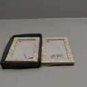 Handicrafts Home 4 by 6 Picture Frames Pack of 2  White Mother of Pearl Photo Frame, Decorative Frames for Wall & Desk, Boho Chic & Vintage Inspired Home Decor, Unique Handmade Photo Display