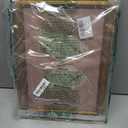 InSimSea Gold Framed Canvas Prints Wall Art, Vintage Bathroom Decor, Classical Moody White Butterfly Paintings Farmhouse Wall Decor Aesthetic, Retro Pictures for Bedroom Living Room Shelf, 12x16inch