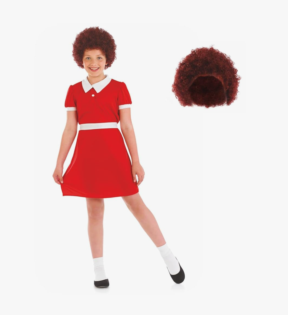fun shack Little Orphan Costume for Girls, Little Orphan Halloween Costume Kids, Girls Halloween Costumes