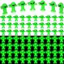 Amazon.com: CroBlissful 50 Pcs 50 Pcs Mini Alien Figures Glow in The Dark Space Ship Tiny Little Small Alien Figurine for Prank Rubber Toys Bulk Gift Space Party Favors Hide and Seek Christmas Stocking Stuffer : Toys & Games