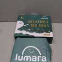 LUMARA Inflatable Bed Rail for Toddlers 2 Pack  Portable Travel Bed Bumpers for Kids Fits Twin Full Queen King Size Beds  NonSlip Safety Guard Rails