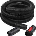 WORKSHOP Wet/Dry Vacs Shop Vacuum Accessories WS25021A Long Hose Attachment, 2-1/2-inch x 13-feet Locking Hose for Wet Dry Shop Vacuum Cleaners