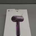 slopehill Professional Ionic Hair Dryer, Powerful 1800W Fast Drying Low Noise Blow Dryer with 2 Concentrator Nozzle 1 Diffuser Attachments for Home Salon Travel (Grey)