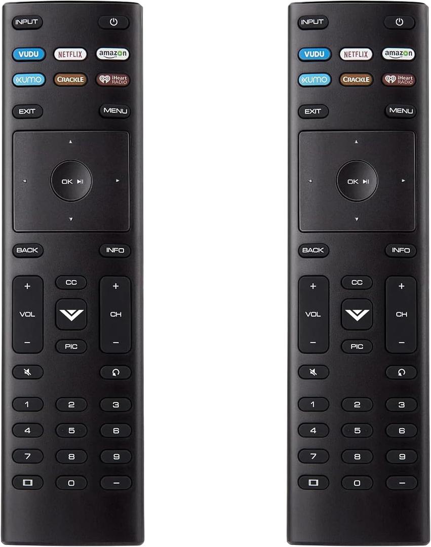 Remote for Vizio Smart TV Remote, 2-Pack Universal Replacement Control for Vizio TV Remote Compatible for VIZIO All LED LCD HD 4K UHD HDR Smart TV