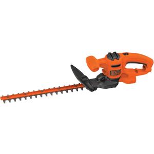 BLACK+DECKER Electric Hedge Trimmer, 16-Inch 3.0 Amp Compact Corded Power Hedge Trimmer (BEHT100)