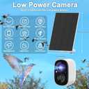 Solar Bird House with Camera - 2K HD Wooden Smart Birdnest Watch Birds Nesting & Hatching in Real Time, 2.4G WiFi with Camera Inside AI Identify Bird Behavior, Ideal Gift for Bird Lovers