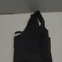 BRABIC Wireless Zip Front Closure Bras for Women No Underwire Full Coverage Comfort Everyday Post Surgery Compression Bra (Medium, Black)