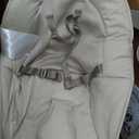 Momcozy 2-in-1 Electric Baby Swing, Dual-Arm Support System & Parent-Inspired Motions, Convertible to Toddler Seat up to 66 lbs, Adjustable Height, Lightweight, Khaki