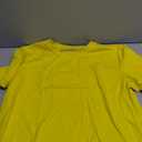 EKLENTSON Men's Cotton Crewneck T-Shirts Short Sleeve Plain Tee Moisture Wicking Casual Tshirts Solid Color (Large, Yellow)