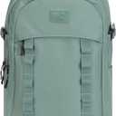 PUMA Coated Range Backpack with Padded Back & Adjustable Straps, Luggage Strap & Laptop Sleeve, Green Moon, One Size