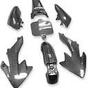 HTTMT XFY-CN Group Motorctcly Carbon Fiber Plastic Fender Kit Body Work Fairing Kit Compatible with CRF XR XR50 CRF50 Clone 125CC Pit Dirt Bike