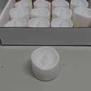 Homemory 12pcs Remote Timer LED Tea Lights Candles, 400+Hours Flickering Flameless Battery Votive Tealights for Tabletop Lighting, Centerpieces Decor, Holiday (Warm White Glow, White Base)