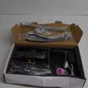 BESy Matte Black Bathroom Faucet 3 Holes Two Handles Vanity Widespread 8 Inch Bathroom Sink Faucet, Waterfall Bathroom Sink Faucet with cUPC Supply Hoses, Pop Up Drain, Stainless Steel