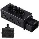 6-Way 8-Pin Front Seat Adjuster Switch Replace 12451495 Compatible with Silverado 1500 2500HD 3500HD, Sierra 1500 2500HD 3500HD, Impala, Tahoe, Enclave