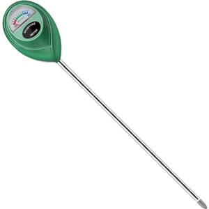 Censinda Soil Moisture Meter, Long Probe Soil Moisture Monitor for House Plants, Soil Hygrometer Moisture Sensor for Indoor & Outdoor, Garden, Farm, Lawn Plant Care, No Battery Needed(Green)
