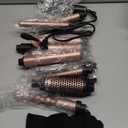 Ideal Swan 8 in 1 Curling Iron Set, Hair Curler Set with Curling Brush and 7 Interchangeable Ceramic curlers Wand (0.35"-1.25), Hair Curler for Women All Hair Types and Travel Use, Gifts for Women