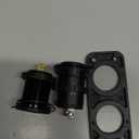 Cigarette Lighter Socket 12 Volt USB Outlet: PD 20W C and QC3.0 Car Port Aluminum Metal 12V Plug, 150W Charger Panel with Power Switch LED Voltmeter for Marine Boat RV Golf Cart