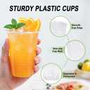 Lamosi 600 Pack 9 oz Clear Plastic Cups, Plastic Disposable Cups, Cold Drinking Water cups for Party, Wedding, Travel, BBQ, Picnic, Event (EXP 12/31/56)