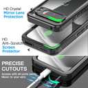 AICase for Google Pixel 10 Pro XL Case Waterproof, Clear Built-in Screen Protector Water Proof Shockproof Dustproof Snowproof Full Body Rugged Transparent Underwater Phone Case with Lanyard