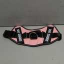Service Dog Vest Harness, No Pull Reflective Adjustable with Handle, Soft Breathable Padding for Small Dogs, 2 Removable Velcro Patches (Pink, XS)