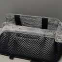 PETSFIT Center Console Dog Car Seat, Portable Pet Car Seat with Safe Protective Hooks, Luxury Dog Car Seats for Small Dogs Includes Safety Leash and Storage Pocket for Pets Up to 9 lbs (Black)