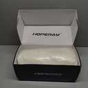 Hoperay Bed Neck Pillows for Sleeping - Support Side Sleeper Pillow-Shredded Memory Foam Cooling Bedding Pillows Standard Size Adjustable Loft Washable Removable with Pillowcase (Standard)