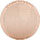 4 x Filter for use in AeroPress Go/AeroPress Coffee Makers - Disc Fine - Reusable - Premium Coated Stainless Steel (Rose Gold, Metal) - Brew Tips Included