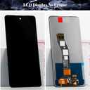 SRJTEK for Motorola Moto E14 Screen Replacement for Moto E14 LCD Display for Moto E14 Digitizer Touch Screen Assembly Repair Kits 6.56 inch (Black)