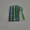 Adabana Blue Outdoor Waterproof Throw Pillow Covers 18x18, Decorative Colorful Striped Pillows Cover Set of 2 for Patio Garden Porch