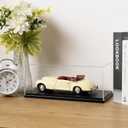 1:18 No Assembly Diecast Display Case with Plastic Base - Acrylic Model Car Display Boxes - Dustproof Showcase for Collectibles Memorabilia (1, 1:18)