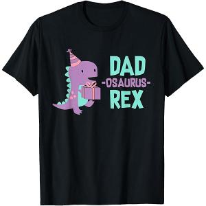 DAD Dinosaur Family Matching Birthday Girls Party Daughter T-Shirt