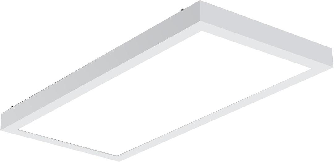 Metalux MMS Multi-Mount 1x2 LED Panel Ceiling Light with 5 CCT and Lumen Select, 0-10V Dimming, Surface Mount, Recessed, Suspended, Wall Mount, 90 CRI - 12MMS-L3C5-UNV