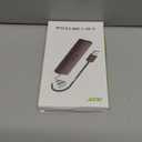 Acer USB Hub 4 Ports, Multiple USB 3.0 Hub, USBA Splitter for Laptop with Type C Power Port, Extender for A Port Laptop, PC, Desktop and More (2ft)