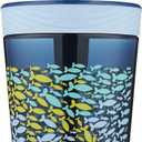 Contigo Kids Spill-Proof Tumbler with Straw, 14oz., Eggplant with Mermaid (Nautical Blue)