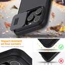 Nillkin for iPhone 14 Pro case, CamShield Pro 14 Pro Case with Slide Camera Cover, Back Cover Compatible with iPhone 14 Pro 5g case 6.1'' (Black)