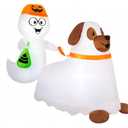 Holiday Home® Inflatable Ghost with Dog